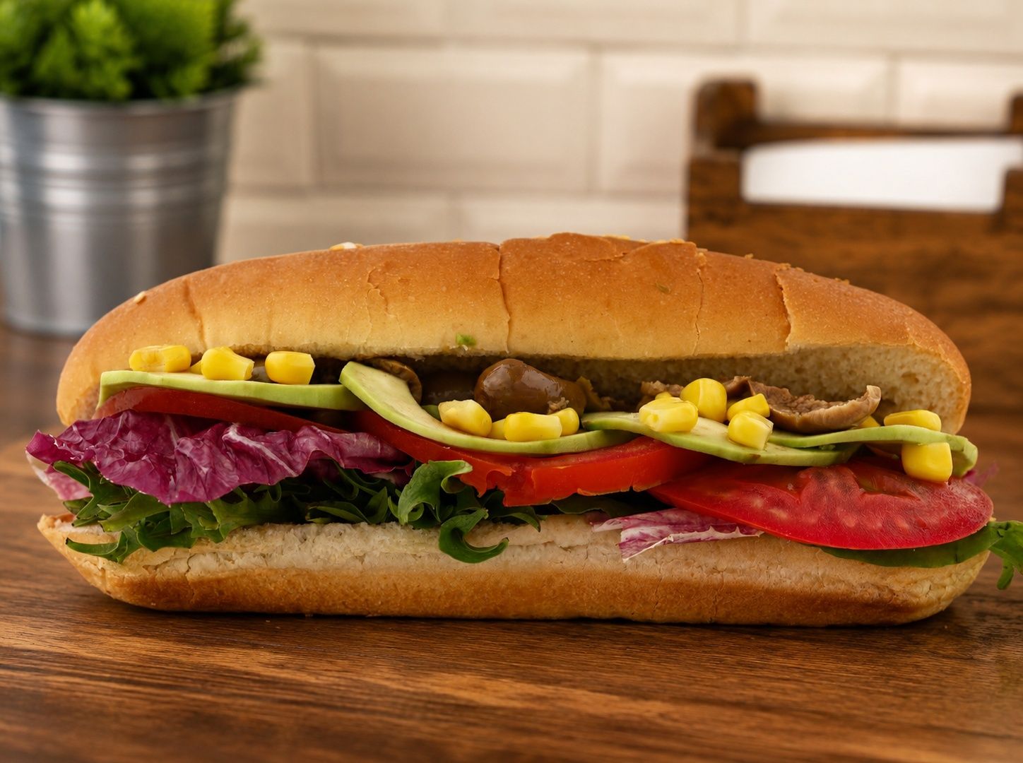 Vejeteryan Sandwich Menü